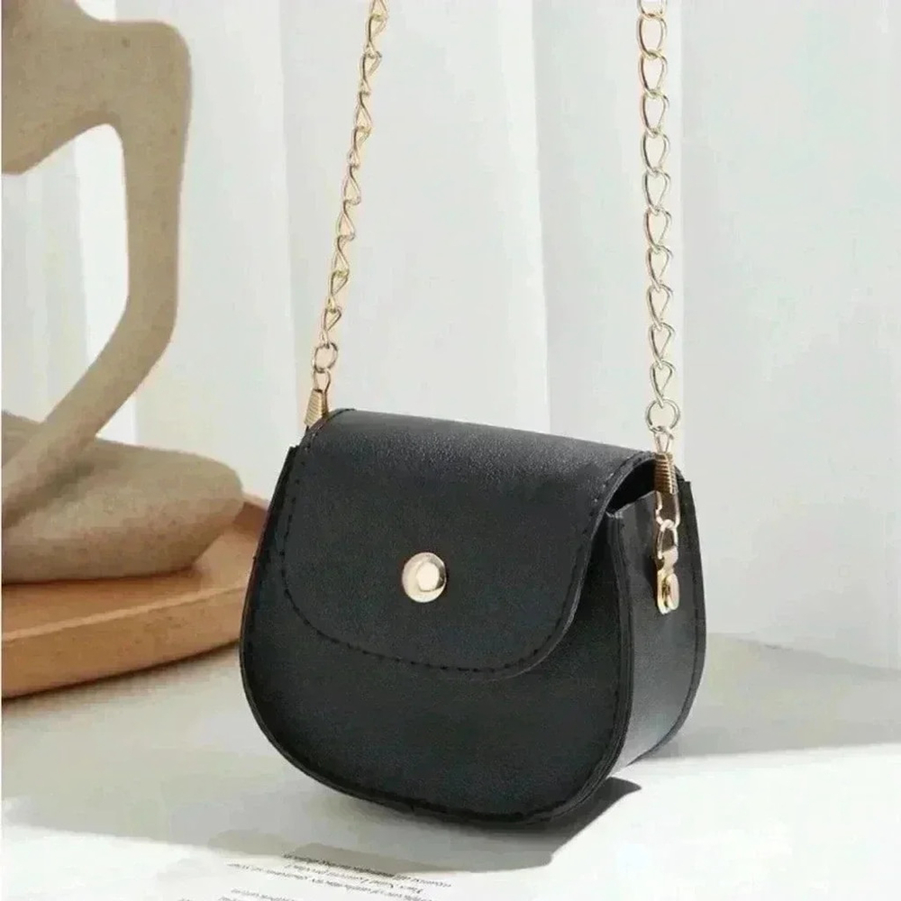 ⚠️Clearance Mini Solid Black Crossbody Bag - Picture 4 of 6